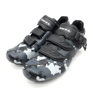 Ultro Santic Camo Ash Cycling (Mens Size 8 US 41 EU) Adjustable Stap Riding Shoe